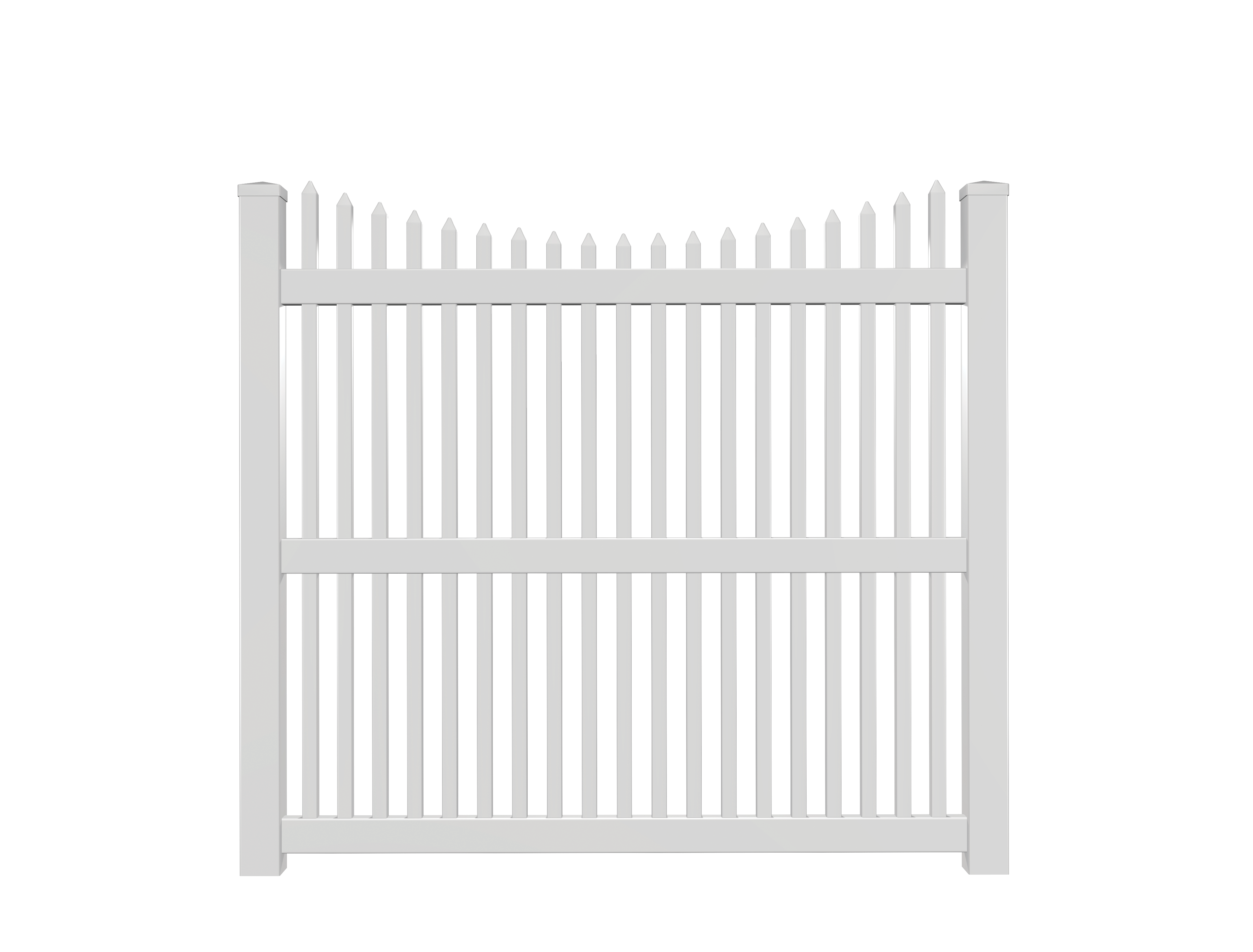 Concave Picket Fence